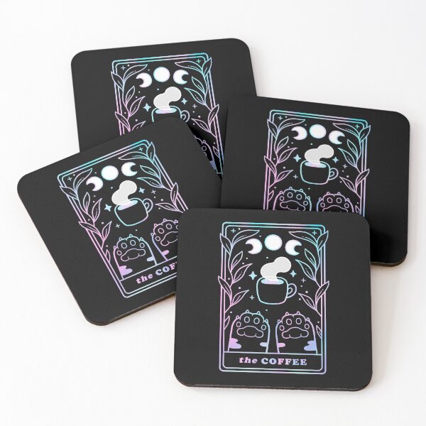 Item preview, The Coffee Cat Tarot // Black Rainbow | Nikury designed and sold by nikury.