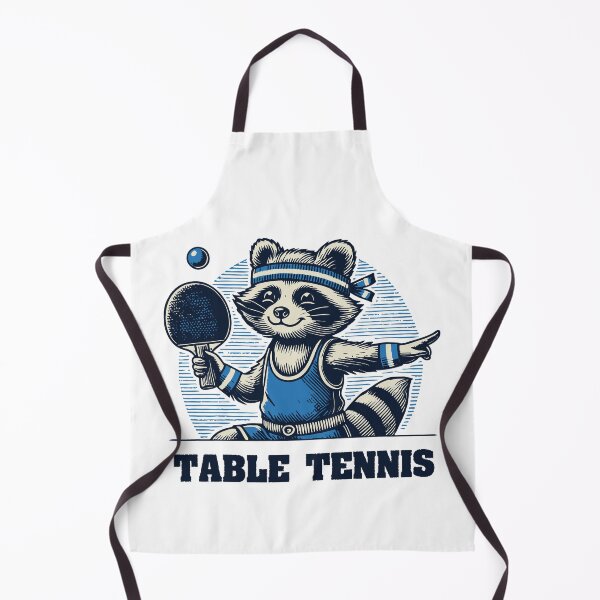 Item preview, Cute Table Tennis Raccoon Player designed and sold by LuminOrb.