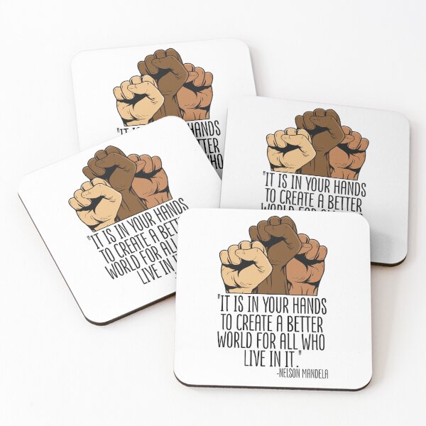Item preview, Black History Month - Your Hands Create Better World Nelson Mandela 2 designed and sold by catnolioo.