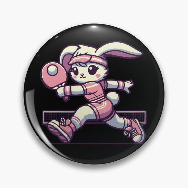 Item preview, Kawaii Bunny Table Tennis Player designed and sold by LuminOrb.