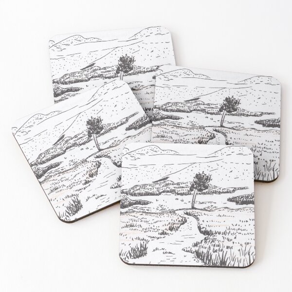 Item preview, Lone Tree on the West Highland Way designed and sold by MadsIllo.