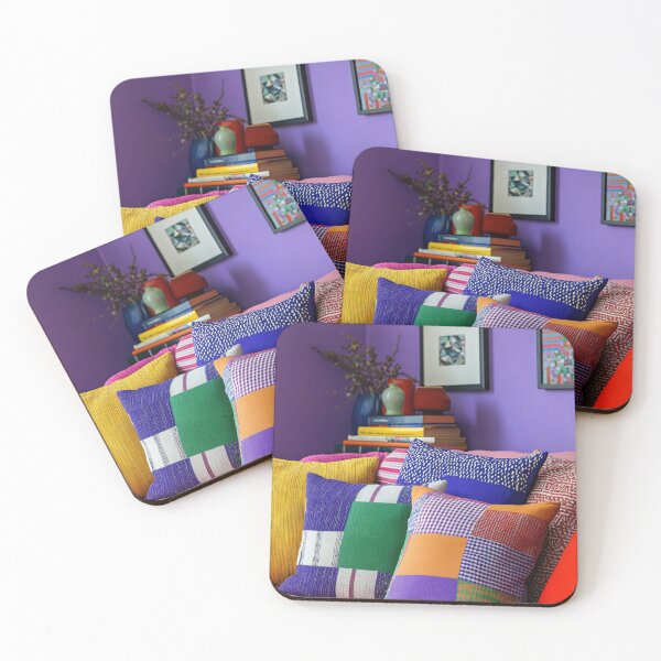 Item preview, Colorful cushions on sofa designed and sold by anytka.
