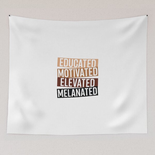 Item preview, Black History Month - Educated Motivated Elevated Melanated designed and sold by catnolioo.