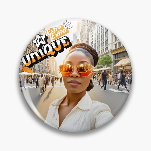 Item preview, I'm Extra Extra Unique: Bold and Unique Urban Street Style Portrait designed and sold by QPTheeArtist.