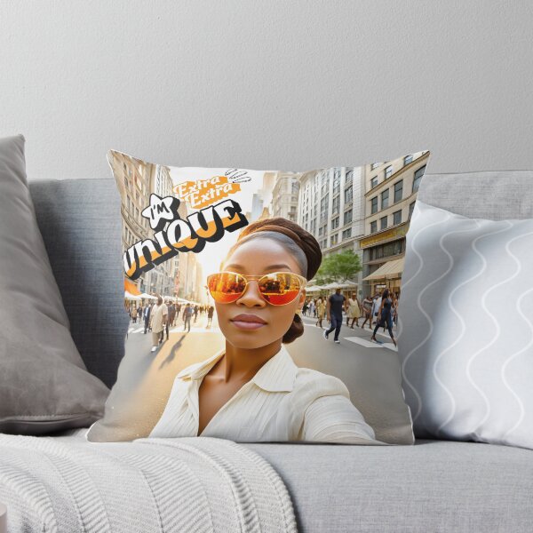 Item preview, I'm Extra Extra Unique: Bold and Unique Urban Street Style Portrait designed and sold by QPTheeArtist.