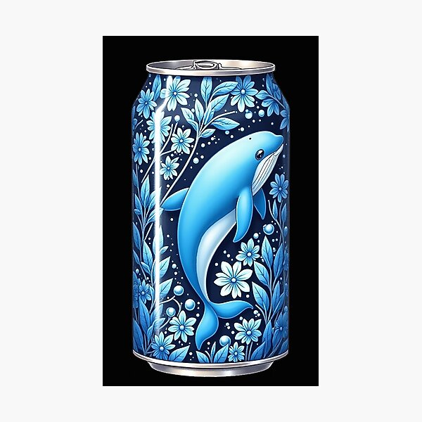 Item preview, A Blue Whale In A Can designed and sold by bosilvercat.