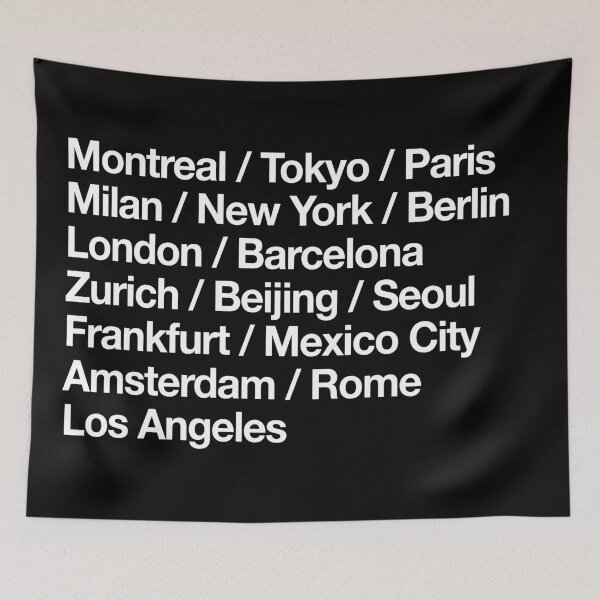 Item preview, 2014 grunge  cities print (black) designed and sold by gnomeapocalypse.