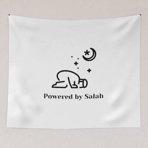 Item preview, Powered by Salah - Minimalist Islamic Design designed and sold by RaiyaTees.