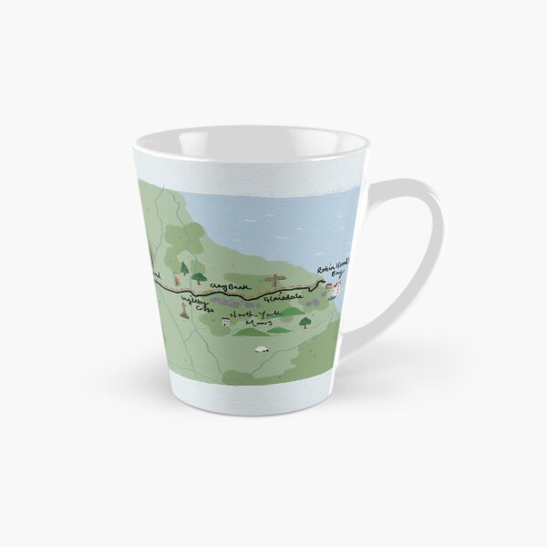 Item preview, Coast to Coast Path Map designed and sold by MadsIllo.
