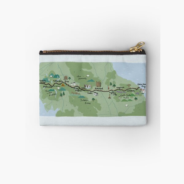 Item preview, Coast to Coast Path Map designed and sold by MadsIllo.