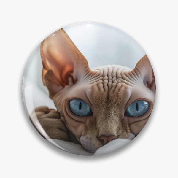 Item preview, Cat with striking blue eyes relaxes designed and sold by anytka.
