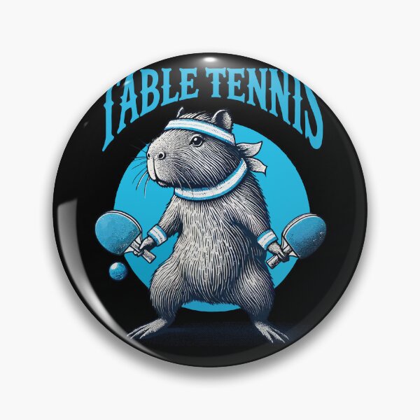 Item preview, Capybara Funny Table Tennis Adventurer designed and sold by LuminOrb.