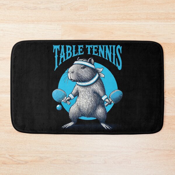 Item preview, Capybara Funny Table Tennis Adventurer designed and sold by LuminOrb.