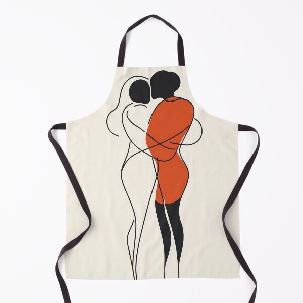 Item preview, Embrace between two figures in art designed and sold by anytka.