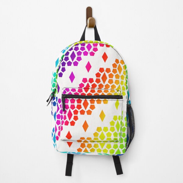 Item preview, Bright Rainbow Honeycomb and Diamond Pattern designed and sold by amgraphics.