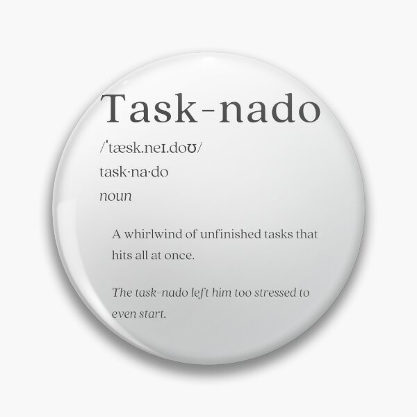 Artikelvorschau, Wörterbuch: Task-nado entworfen und verkauft von nature. electrified..