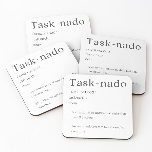 Artikelvorschau, Wörterbuch: Task-nado entworfen und verkauft von nature. electrified..