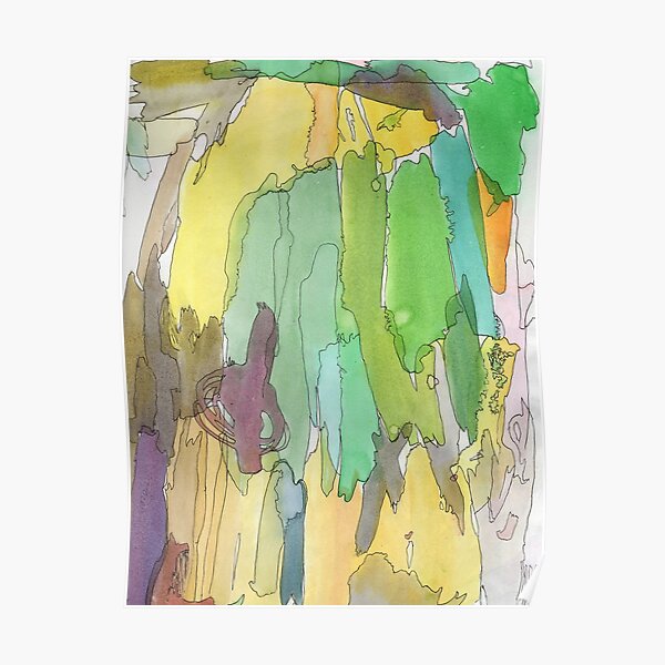 Watercolor Swatch Pattern #2 Poster