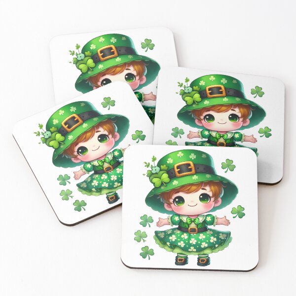Item preview, A0651 Lucky Clover Charm Watercolor Clipart: Adorable St. Patrick’s Day Designs for Cards, Invitations, Crafts, and Decorations designed and sold by angieart68.