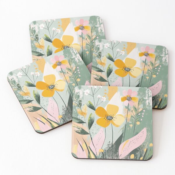 Item preview, FLOWERS in Boho Style - contemporary art (no. 2) designed and sold by Animals, Nature & Landscapes.
