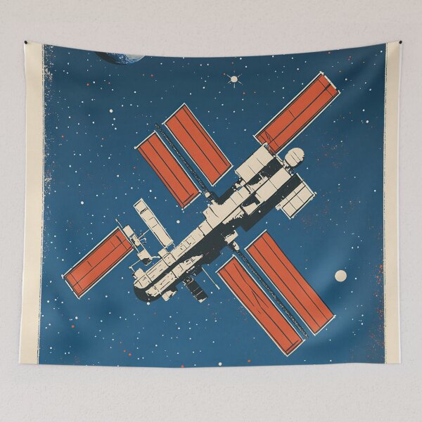 Item preview, Space station orbits in deep space designed and sold by anytka.