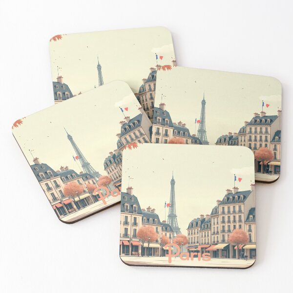 Item preview, Wall Art Vintage Travel Poster - Postcard: PARIS  designed and sold by ForeverPrintsOK.