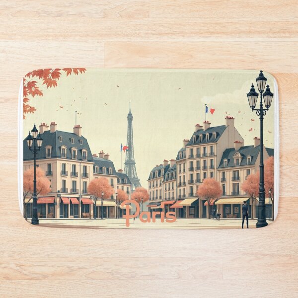 Item preview, Wall Art Vintage Travel Poster - Postcard: PARIS  designed and sold by ForeverPrintsOK.