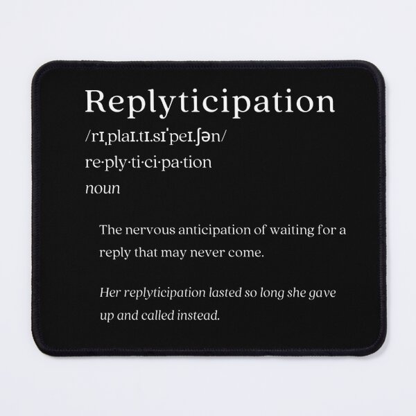 Artikelvorschau, Wörterbuch: Replyticipation entworfen und verkauft von nature. electrified..