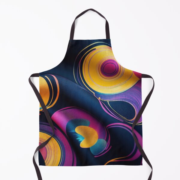 Item preview, Colorful circle fabric designed and sold by anytka.