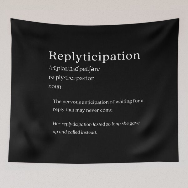 Item preview, Dictionary: Replyticipation designed and sold by nature. electrified..