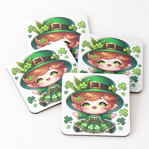 Item preview, A0651 Lucky Clover Charm Watercolor Clipart: Adorable St. Patrick’s Day Designs for Cards, Invitations, Crafts, and Decorations designed and sold by angieart68.
