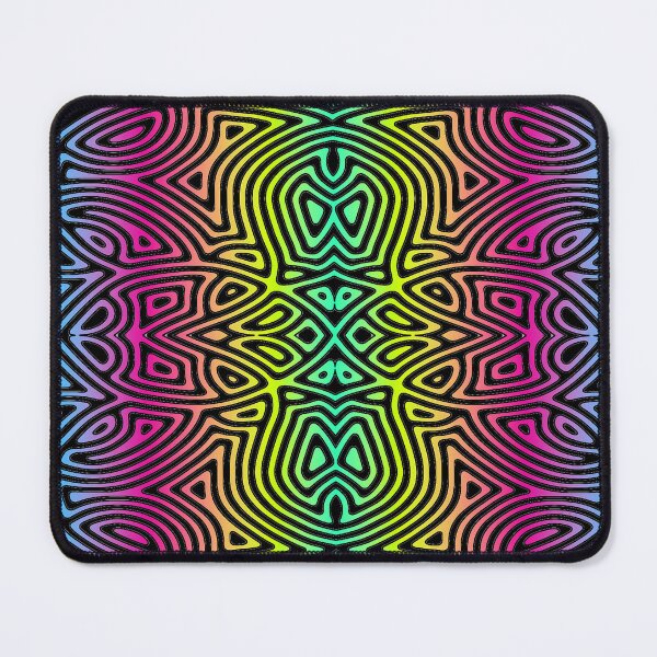 Item preview, abstract symmetrical multicolored shapes designed and sold by chambergambit.