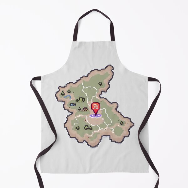 Item preview, Retro Pixel Map With You Are Here Marker designed and sold by Jollys-ArtShop.