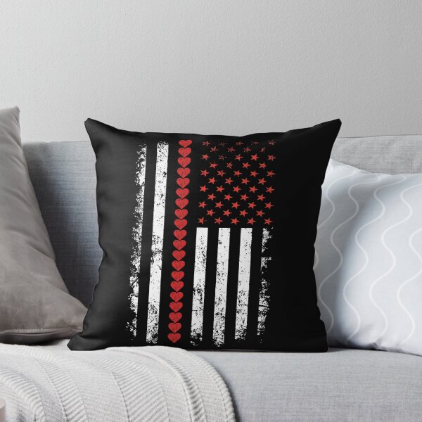 Item preview, Vintage Valentines Day American Flag Hearts designed and sold by Blok45.