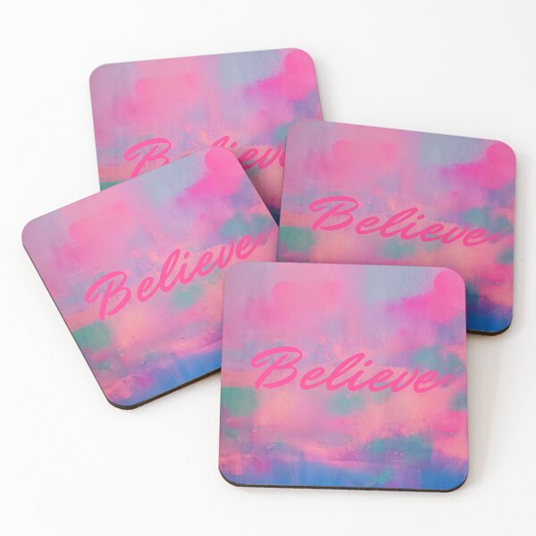 Item preview, "Believe" Colorful Abstract Print designed and sold by FABOArt.