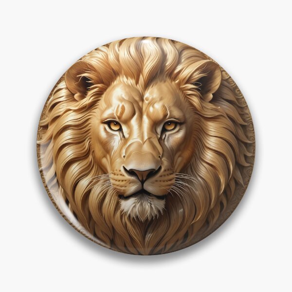 Item preview, God, lion, Cat, gold lion, god lion, gods grace, gold cat, lion face, warrior lion, gold designed and sold by SavageLegion.