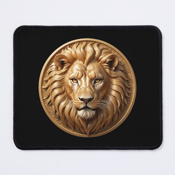Item preview, God, lion, Cat, gold lion, god lion, gods grace, gold cat, lion face, warrior lion, gold designed and sold by SavageLegion.
