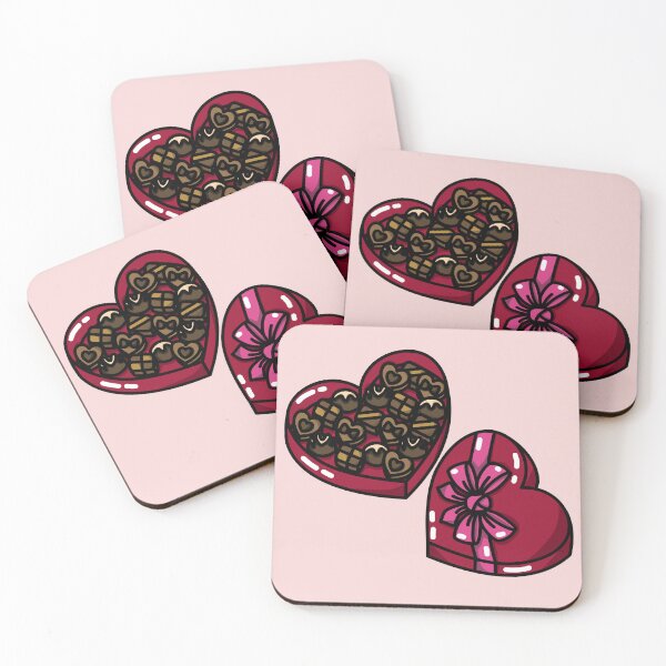 Item preview, Cutesy Heart Box of Chocolates designed and sold by GenAumonier.