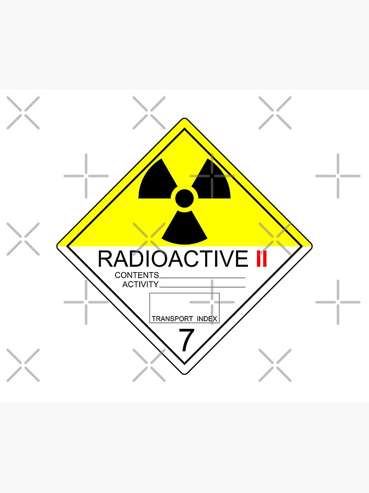 Thumbnail 5 von 5, Mauspad, Transportetikett für radioaktive Stoffe der Kategorie 2 designt und verkauft von old-curiosity.