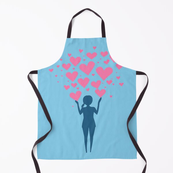 Item preview, Woman expressing love with hearts designed and sold by anytka.