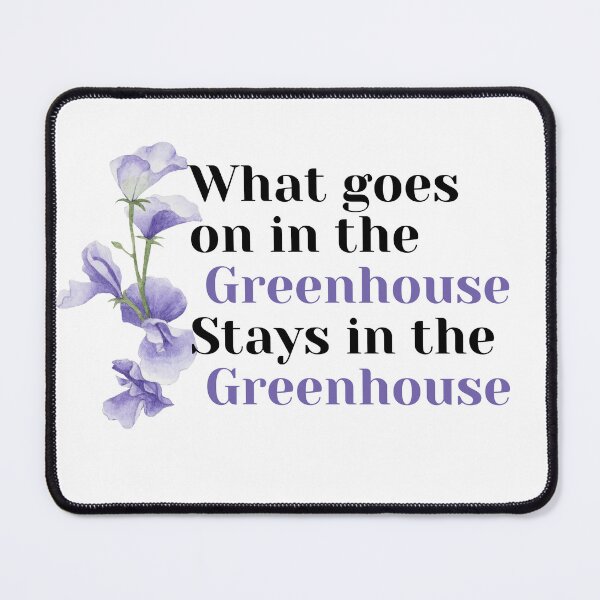 Item preview, What goes on in the Greenhouse- Purple Sweet Pea designed and sold by Katrina-Clayton.