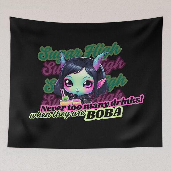 Item preview, Never Too Many Drinks When They Are Boba designed and sold by ToxxicApple.