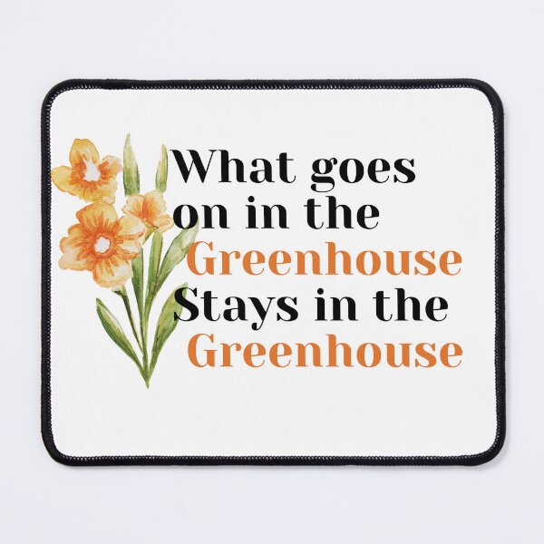 Item preview, What goes on in the Greenhouse- Orange Flower designed and sold by Katrina-Clayton.