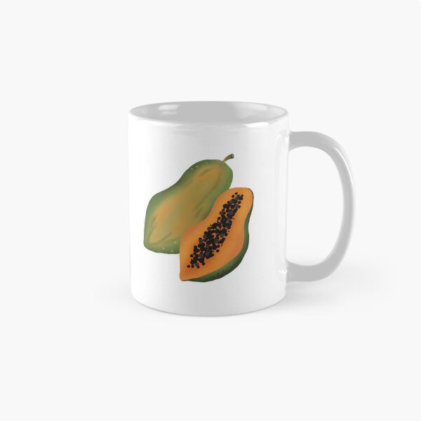 Artikelvorschau, Papaya-Kunst, Papayas, reife Papayas, Obst-Design, Papaya-Muster entworfen und verkauft von Warenae.