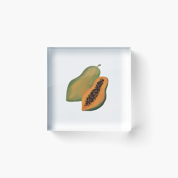 Artikelvorschau, Papaya-Kunst, Papayas, reife Papayas, Obst-Design, Papaya-Muster entworfen und verkauft von Warenae.