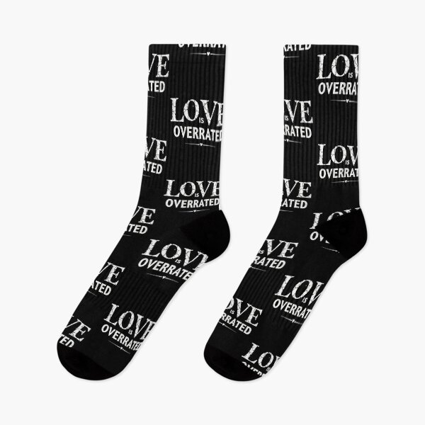 Item preview, Love Is Overrated Typography designed and sold by Taans-Creation.