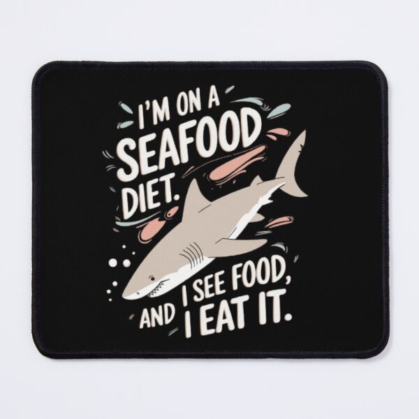 Item preview, Humorous 'Seafood Diet' designed and sold by goshoppa.