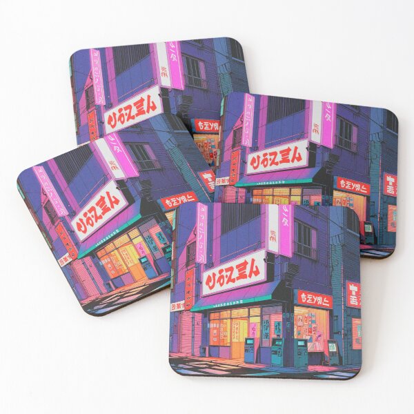Item preview, Kyoto Nights – Neon Alleyways and Static Dreams designed and sold by RetroRebootShop.