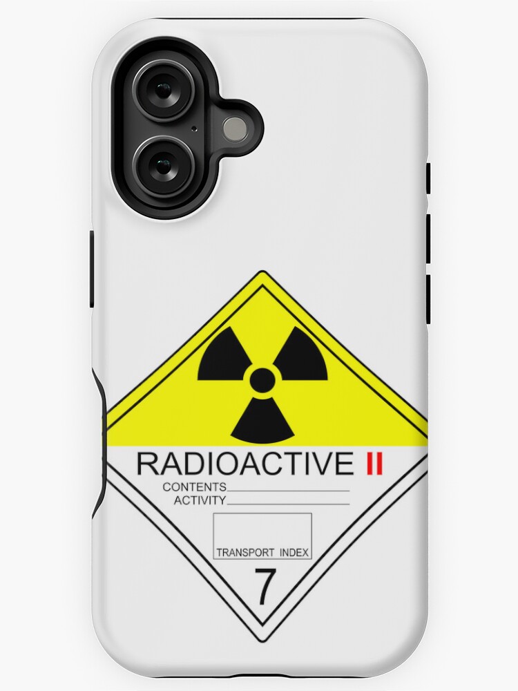 Thumbnail 1 von 4, iPhone-Hülle, Transportetikett für radioaktive Stoffe der Kategorie 2 designt und verkauft von old-curiosity.