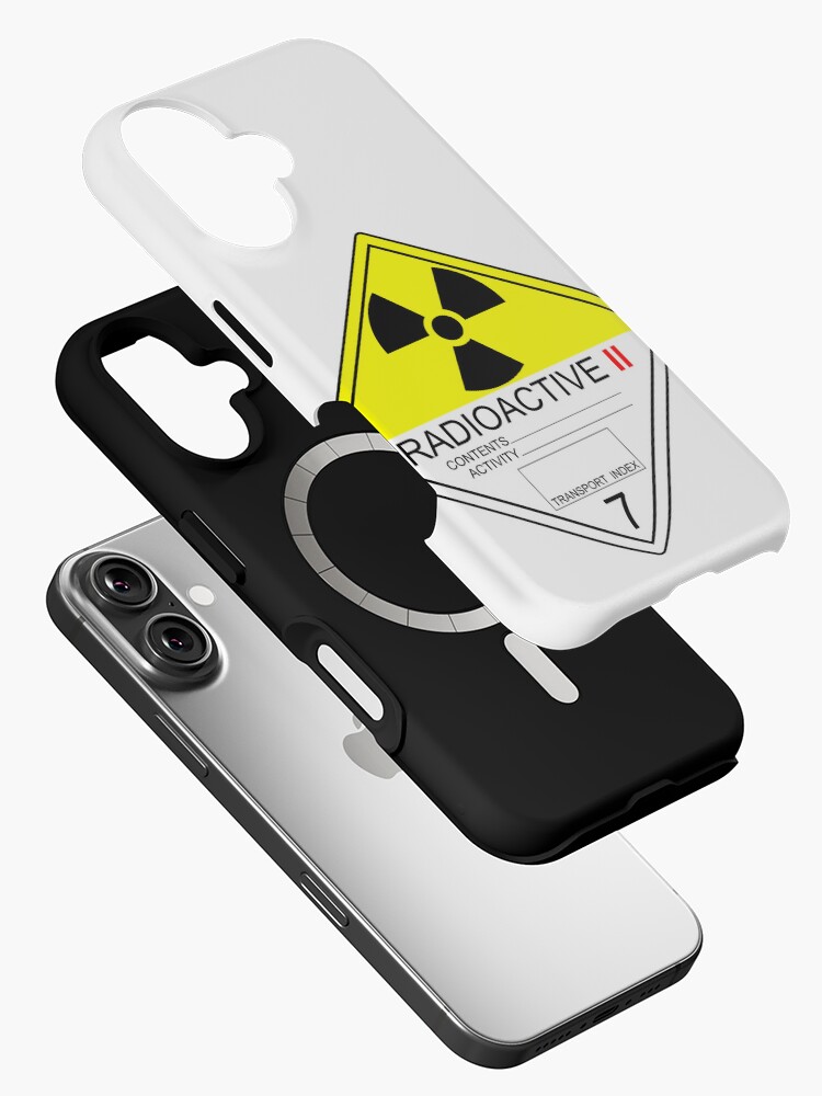 Thumbnail 2 von 4, iPhone-Hülle, Transportetikett für radioaktive Stoffe der Kategorie 2 designt und verkauft von old-curiosity.